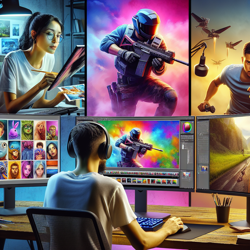 What are the common applications of IPS monitors?
