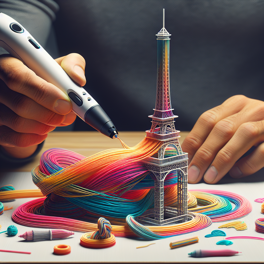 ¿Cómo hacer diseños en capas con un bolígrafo 3D?